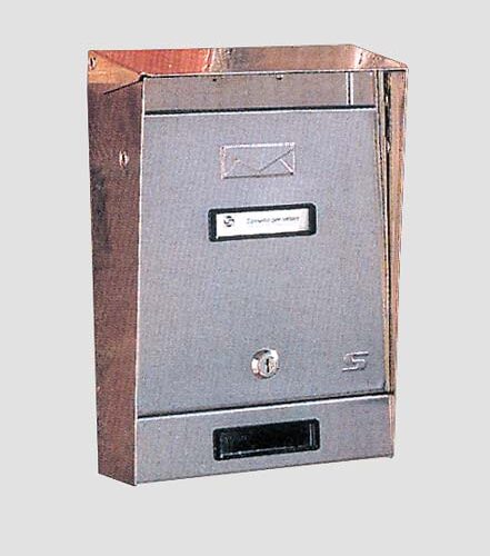 Cassetta Posta Inox C/tetto 10.001