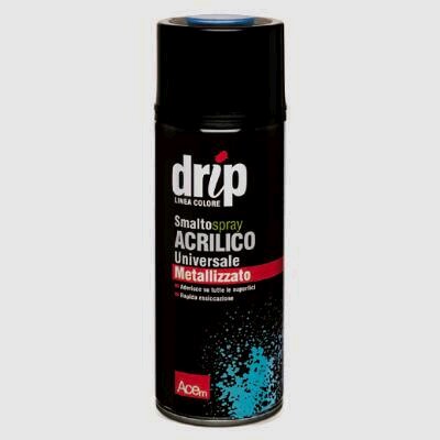 Vernice Spry Drip Metal.ml.400 Nero