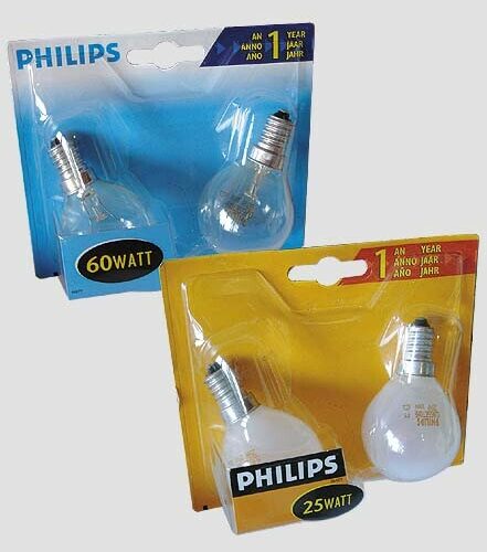 Lampada Ph.sfer.chia.e27-25w.bl.2pz - immagine 1