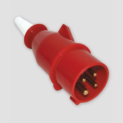 Spina Ind.3p+t 16a 380v-ip44-518002