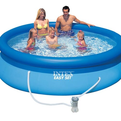 INTEX – Piscina Easy Rotonda 366×76 cm con pompa filtro a cartuccia - cod. 28132