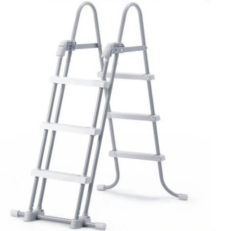 INTEX – Scaletta per piscina fuori terra da 107 cm con gradini removibili - cod. 28075