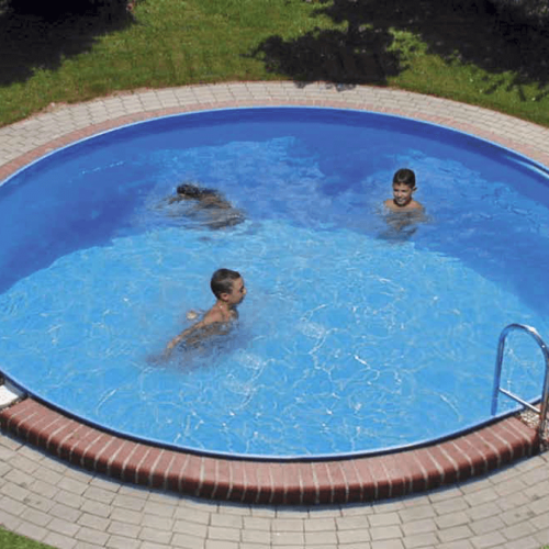 NEW PLAST – Piscina Interrata Milano 450 x 120 cm con filtro a sabbia ed accessori