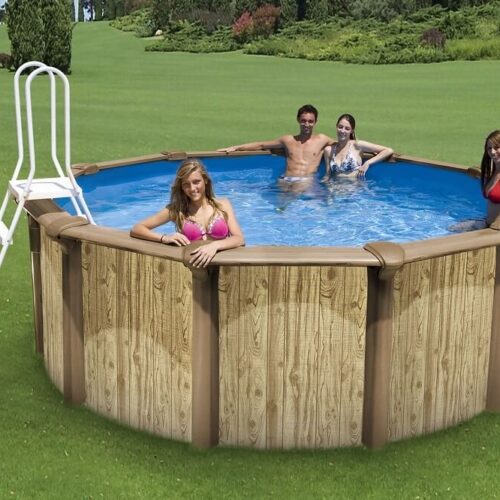 New Plast – Piscina Antigua 500×132 cm con filtro a sabbia ed accessori