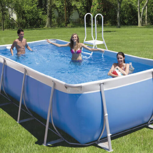 NEW PLAST – Piscina Futura 440 x 306 x 125 cm con filtro a sabbia ed accessori