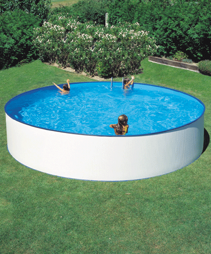 GRE – Piscina Fuori Terra Rotonda LANZAROTE 300 – 300×90 cm