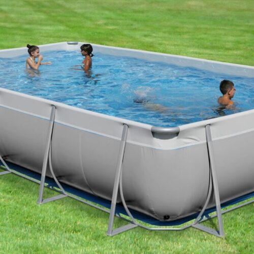 NEW PLAST – Piscina Futura Top 825 x 435 x 132 cm con filtro a sabbia ed accessori