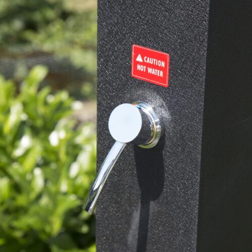 New Plast – Doccia a riscaldamento solare in alluminio da 26 litri - immagine 3