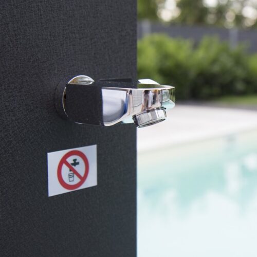 New Plast – Doccia a riscaldamento solare in alluminio da 26 litri - immagine 2