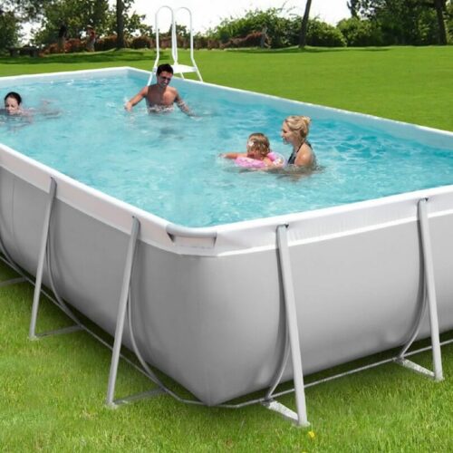 NEW PLAST – Piscina Futura 510 x 306 x 125 cm con filtro a sabbia ed accessori