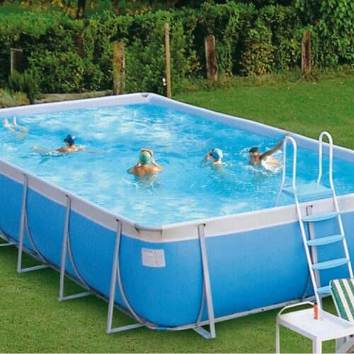 NEW PLAST – Piscina Futura Top 950 x 565 x 132 cm con filtro a sabbia ed accessori
