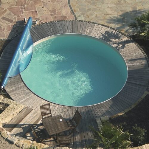 NEW PLAST – Piscina Interrata Milano 600 x 120 cm con filtro a sabbia ed accessori - immagine 2