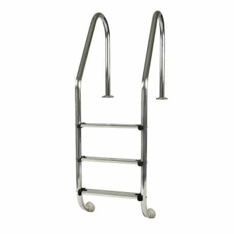 GRE - Scaletta 3 gradini in acciaio inox per piscina interrata