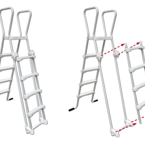 NEW PLAST - Scaletta Safe per piscine fino a 132 cm di altezza - immagine 3