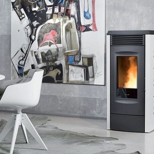 Ravelli – Stufa a Pellet RC 120 Touch – 12,3 Kw ad aria calda canalizzata