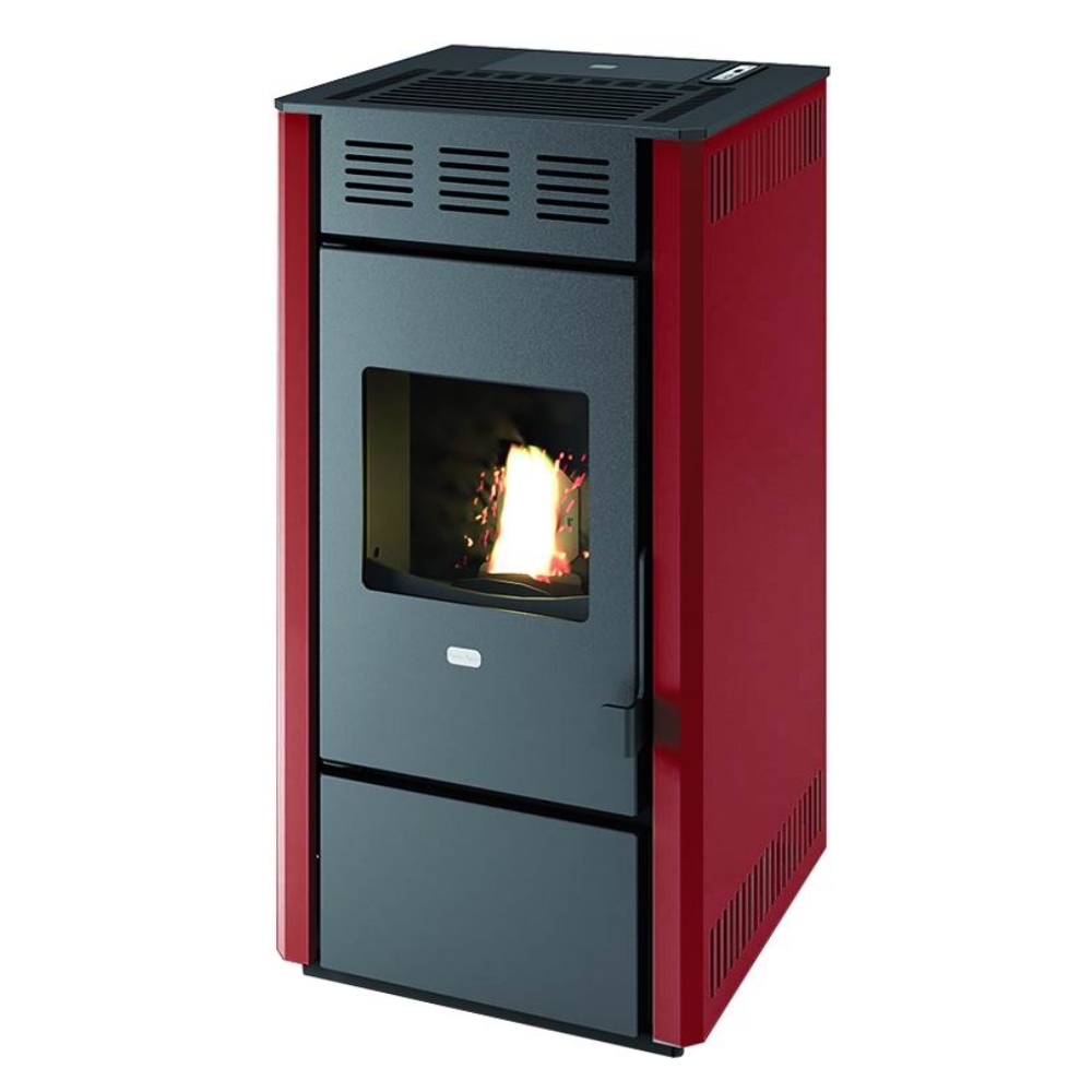 Punto Fuoco - Stufa a pellet Martina in acciaio 12 kw con telecomando