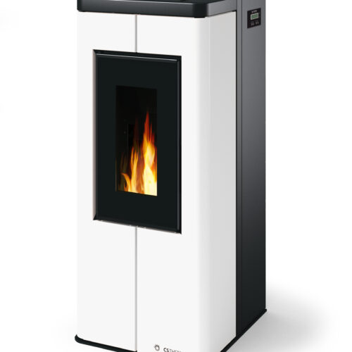CS THERMOS - Stufa Scrigno ad aria ventilata, biomassa con bruciatore autopulente - 8 kw - immagine 5