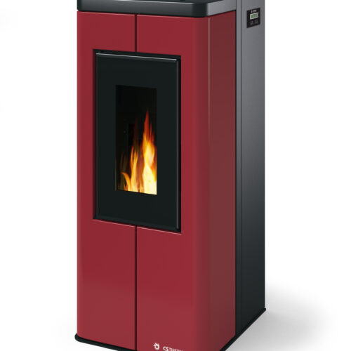 CS THERMOS - Stufa Scrigno ad aria ventilata, biomassa con bruciatore autopulente - 8 kw - immagine 4