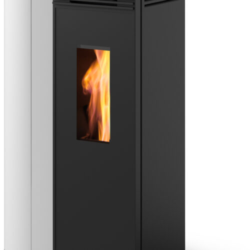 CS THERMOS - Stufa Loren ad aria ventilata, biomassa con bruciatore autopulente - 8 kw - immagine 5