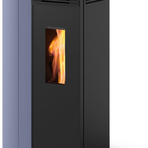 CS THERMOS - Stufa Loren ad aria ventilata, biomassa con bruciatore autopulente - 8 kw - immagine 4