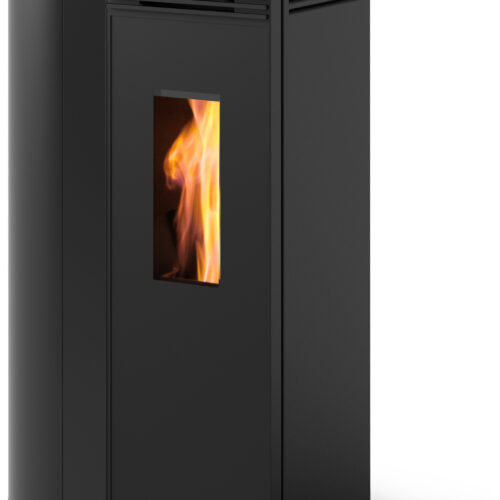 CS THERMOS - Stufa Loren ad aria ventilata, biomassa con bruciatore autopulente - 8 kw - immagine 6