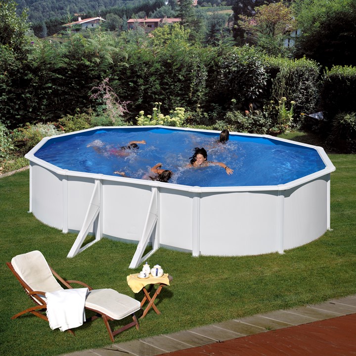 GRE - Piscina Fuori Terra Ovale FIDJI 500 - 500x300x120 cm