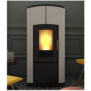 Ravelli – Stufa a Pellet Vela 9 V – 9,1 kw ad Aria Ventilata e Convezione naturale