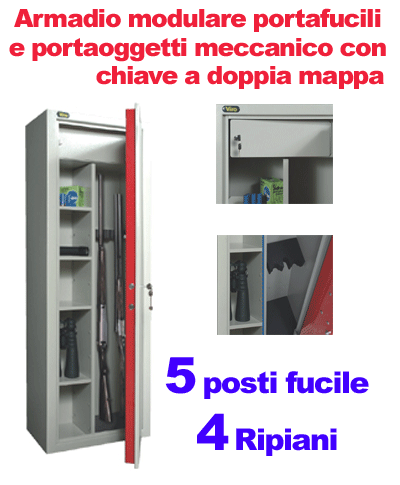 VIRO - Armadio Modulare P. Fucili e P. Oggetti Meccanico