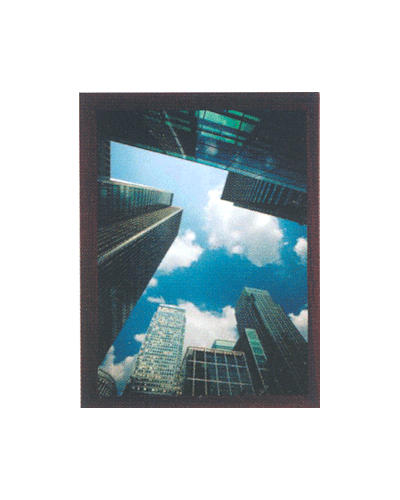 .Leonardo termoquadro 60x80 - Grattacieli con cornice in legno