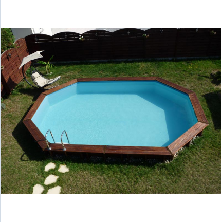 GRE – Piscina Grenade Ovale in legno – 436x336x119 cm