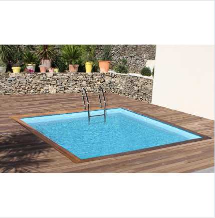 GRE – Piscina Carra Quadrata in legno – 305x305x119 cm