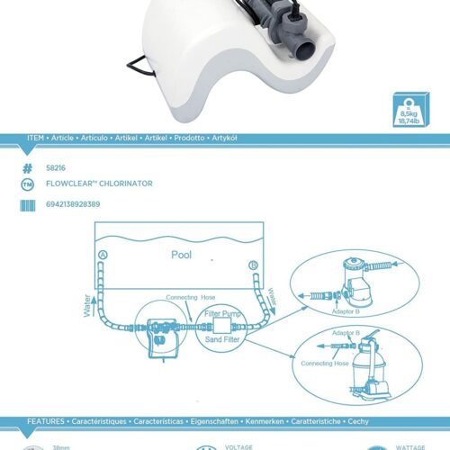 BESTWAY - Generatore Cloro - Clorinatore - immagine 3