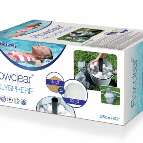 BESTWAY - Sfere per filtrazione Filtri a sabbia, in sostituzione alla sabbia quarzifera - immagine 3