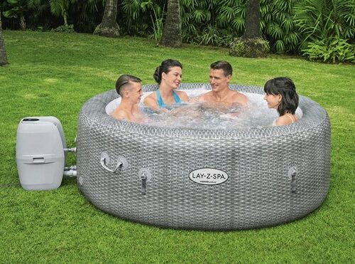 BESTWAY - Piscina idromassaggio gonfiabile Lay-Z-Spa Honolulu AirJet - immagine 4