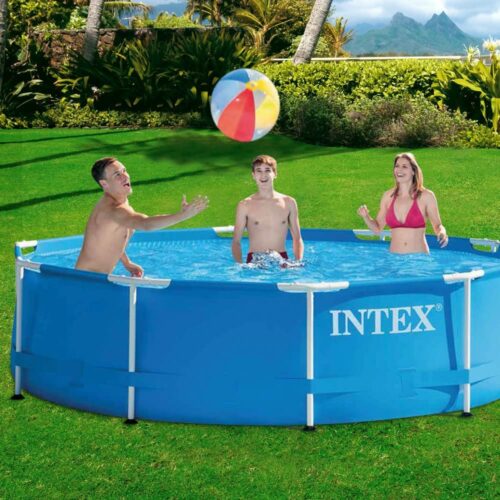 INTEX - Piscina Frame Rotonda 305x76 cm con pompa filtro